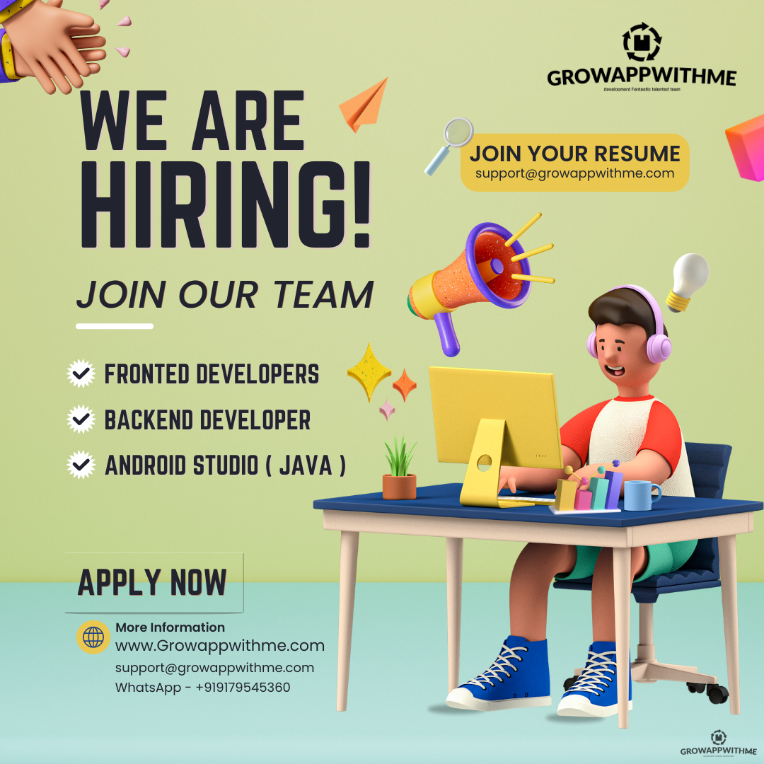 Proposal for Hiring Laravel, Flutter, and Android Studio (Java) Developers