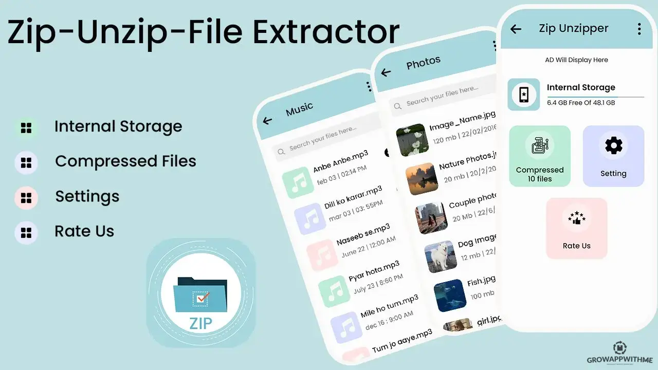 Zip Unzip File Extractor - Android Source Code