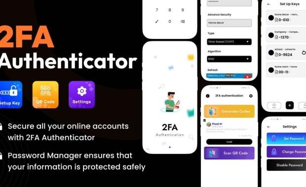 2FA Authenticator - Android App Source Code with customize