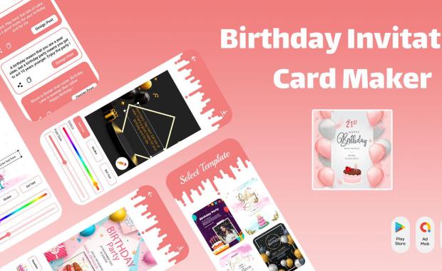 Birthday Invitation Card Maker - Android App